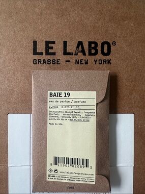 Le Labo Baie 19 in Brown Kraft with Cream Label